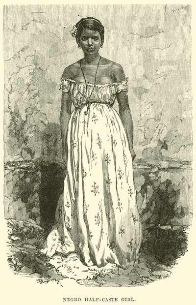 Slave halvkastepige af English School