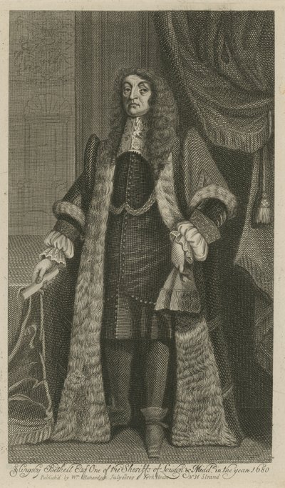 Slingsby Bethell, sherif i London og Middlesex i år 1680 af English School