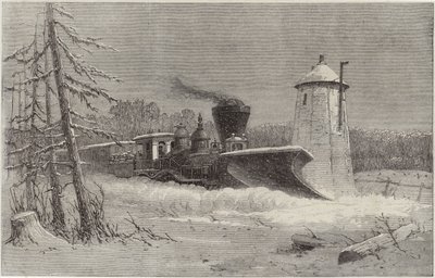 Schneepflug auf der Grand Trunk Railway von English School