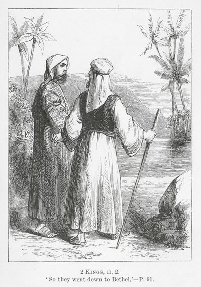 "Så gik de ned til Betel" (gravering) af English School