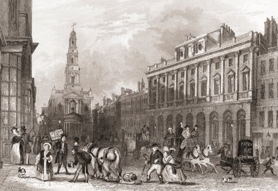 Somerset House, The Strand, London, England af English School