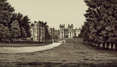 Sydfronten, Windsor Castle af English School