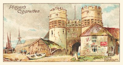 South Gate, Yarmouth (chromolitho) af English School