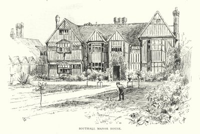 Southall Manor House (gravering) af English School