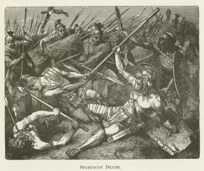 Spartacus død af English School