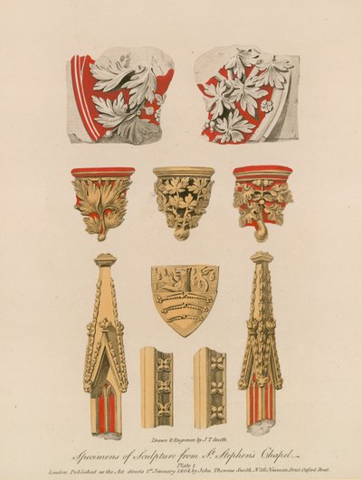 Eksemplarer af skulptur fra St Stephen