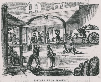 Spitalfields Market, London af English School
