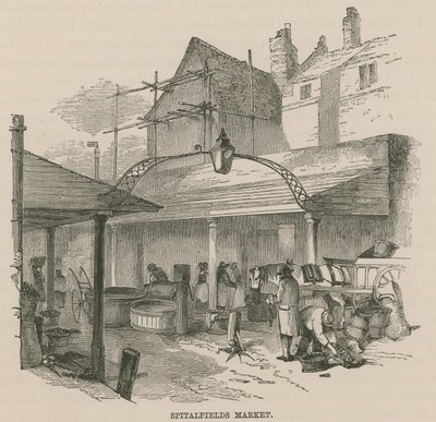 Spitalfields Market, London af English School