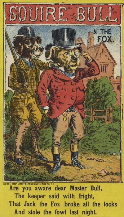 Squire Bull and the Fox af English School