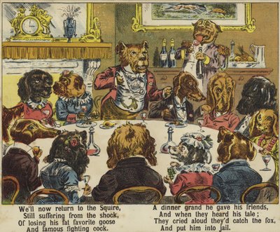 Squire Bull and the Fox af English School