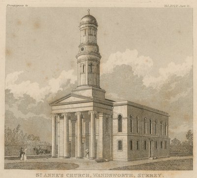 St Annes Church, Wandsworth, Surrey af English School