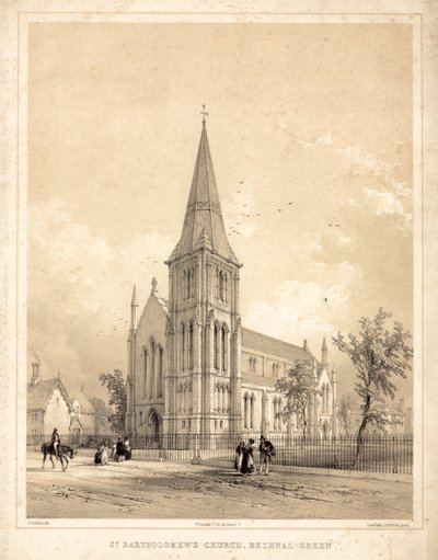 St Bartholomews Church, Bethnal Green af English School