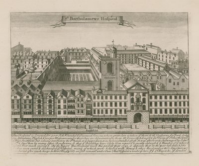 St Bartholomews Hospital, Smithfield af English School