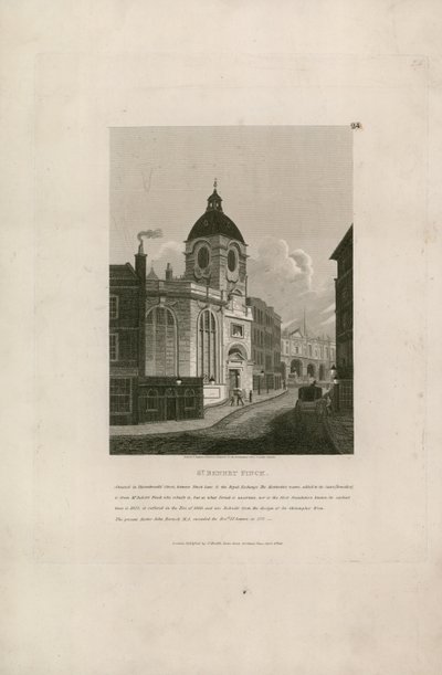 St Bennet Finck, Threadneedle Street, London af English School