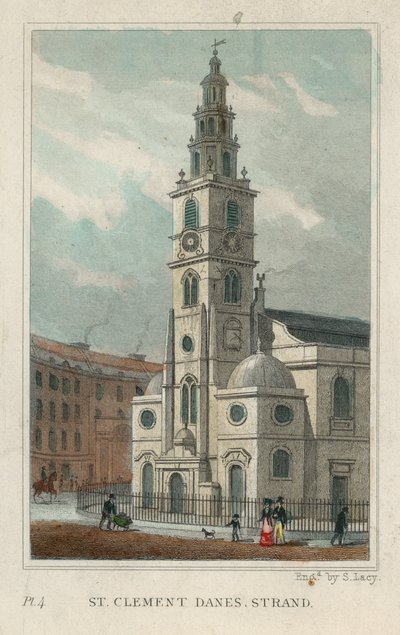 St Clement Danes på Stranden af English School