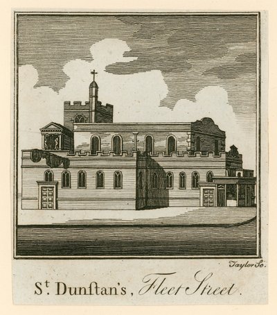 St Dunstans, Fleet Street, London af English School