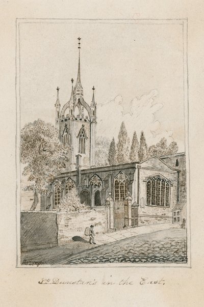 St Dunstans i øst, London af English School