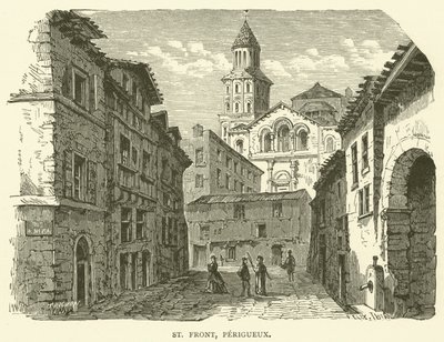 St Front, Perigueux (gravering) af English School
