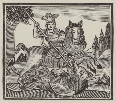 St George (gravering) af English School