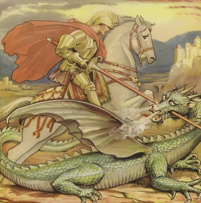 St George og dragen af English School
