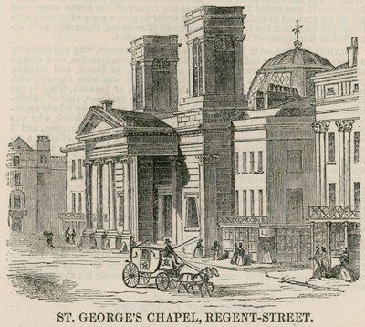 St Georges Chapel, Regent Street, London af English School