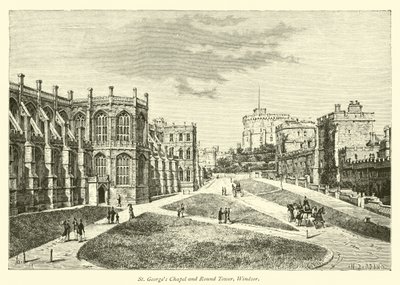 St Georges Kapel og Rundetårn, Windsor af English School