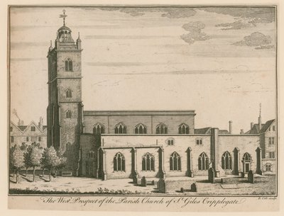 St Giles, Cripplegate, London af English School