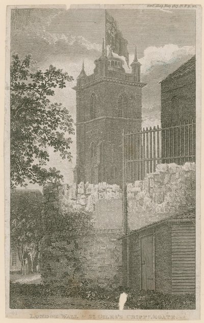 St Giles, Cripplegate, London af English School