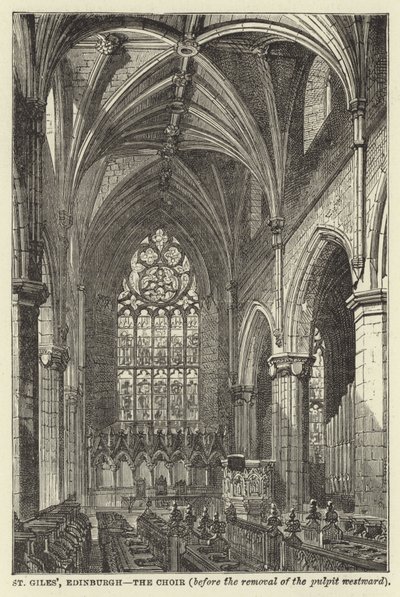 St Giles, Edinburgh, Koret af English School