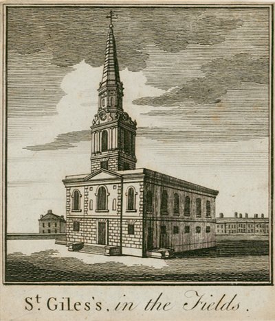 St Giles in the Fields, London af English School