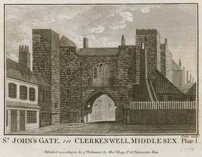 St Johns Gate, Clerkenwell af English School