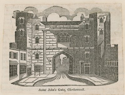St Johns Gate, Clerkenwell af English School