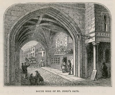 St Johns Gate, Clerkenwell af English School