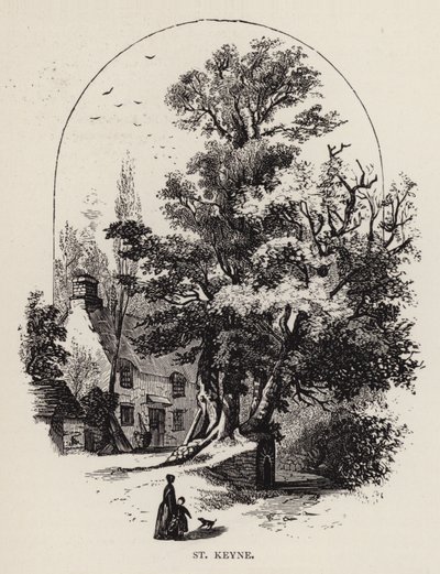 St Keyne (gravering) af English School