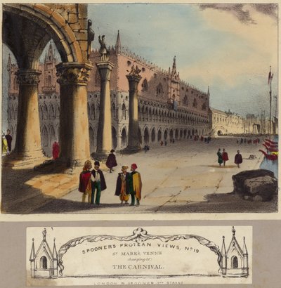 Markus-basilikaen i Venedig af English School