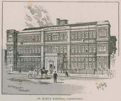 St Marys Hospital, Paddington, London af English School