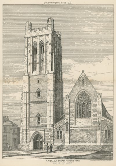 St Michaels Church i Camden Town af English School