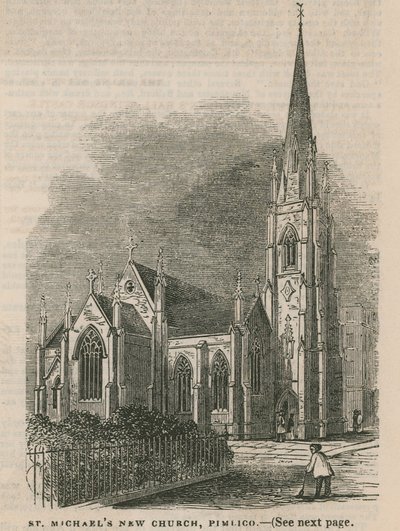 St Michaels nye kirke i Pimlico af English School