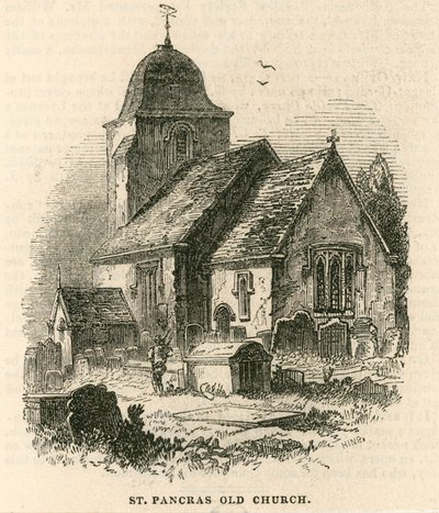 St Pancras Old Church, London af English School