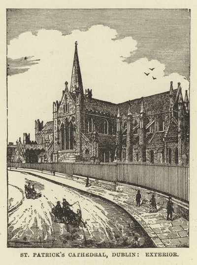 St Patricks Cathedral, Dublin, Eksteriør af English School