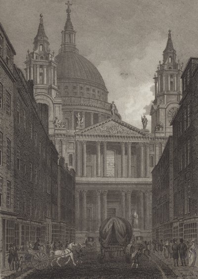 St Pauls Cathedral, London af English School