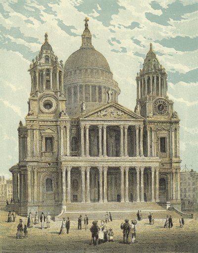 St Pauls Cathedral, Vestfronten af English School