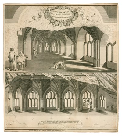 St Thomas Chapel på Old London Bridge af English School
