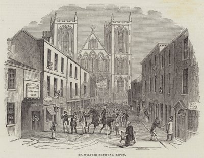 St Wilfrid Festival, Ripon (gravering) af English School
