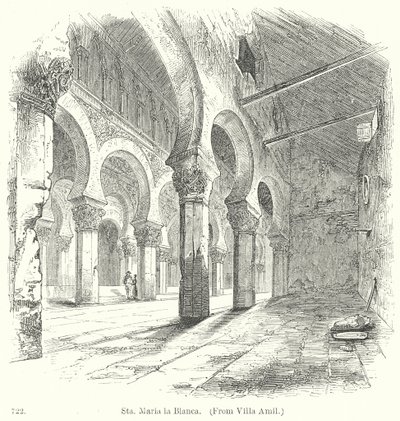 Sta. Maria la Blanca (gravering) af English School
