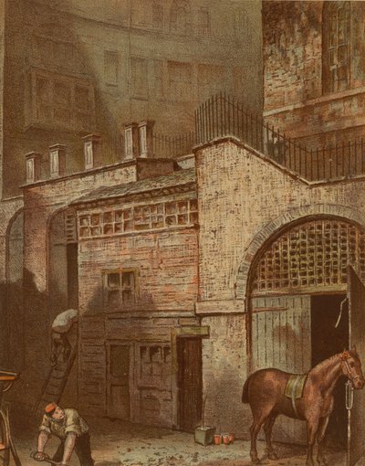 Stald på Salisbury Street, Strand af English School