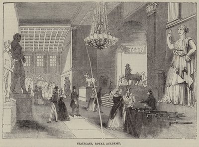 Staircase, Royal Academy, London af English School