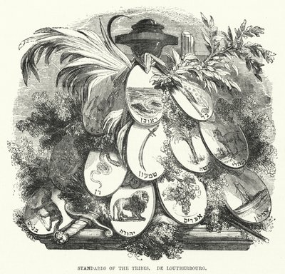 Standards of the Tribes, De Loutherbourg (gravering) af English School