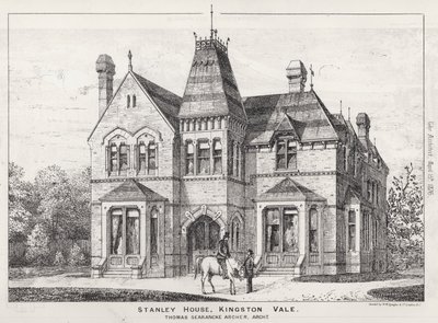 Stanley House, Kingston Vale (Gravur) von English School