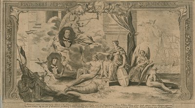 Almanak for brevpapir for år 1780 af English School